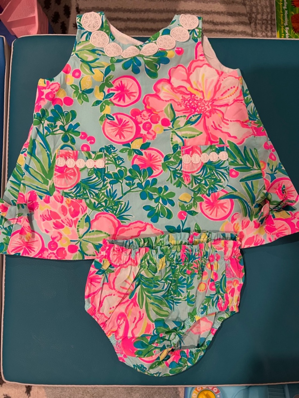 Lilly Pulitzer baby dress and bloomers